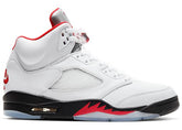 Tênis Jordan 5 Retro Fire Red Silver Tongue