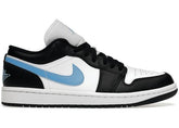 Tênis Casual Jordan 1 Low Black University Blue White
