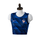 France Nike 2026 Principal Women's Cropped Jersey Version Camisa de Futebol
