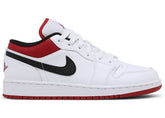 Tênis Casual Jordan 1 Low White Gym Red