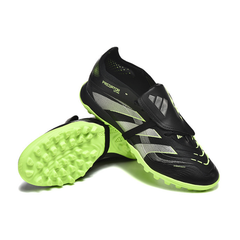Chuteira Society TF Adidas Predator 25 Com Língua League Pack Electric Stealth Infantil
