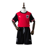 Camisa de Futebol Austria + Shorts Kit Puma 2026 Principal - Kit Infantil