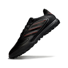 Chuteira Society TF Adidas Copa Pure III League Preta e Vermelha