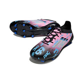 Chuteira Campo FG Adidas F50 Elite Preta e Rosa-Clara