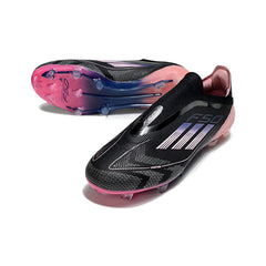 Chuteira Campo FG Adidas F50 Elite Sem Cadarço Preta e Rosa