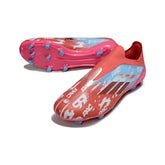Chuteira Campo FG Adidas F50 Elite Sem Cadarço Pack Rosa