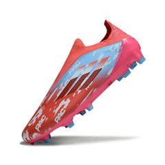 Chuteira Campo FG Adidas F50 Elite Sem Cadarço Pack Rosa