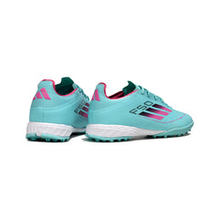 Chuteira Society TF Adidas F50 Elite Azul-Clara