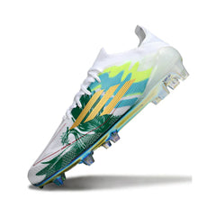 Chuteira Campo FG Adidas F50 Elite Branca e Verde