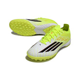 Chuteira Society TF Adidas F50 Elite Amarela e Branca