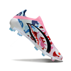 Chuteira Campo FG Adidas F50 Elite Sem Cadarço Pack BAPE Infantil
