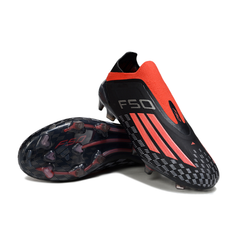 Chuteira Campo FG Adidas F50 Sem Cadarço Elite Pack Immortal DNA Infantil