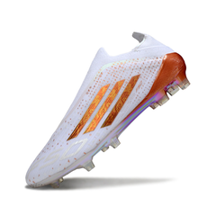 Chuteira Campo FG Adidas F50 Elite Sem Cadarço Pack Mo Salah Infantil