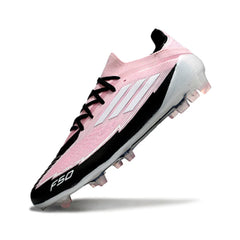 Chuteira Campo FG Adidas F50 Primeknit Elite Rosa e Preta