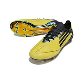 Chuteira Campo FG Adidas F50 Primeknit Elite Amarela e Preta