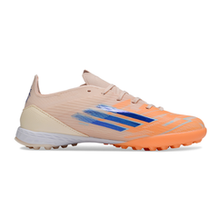 Chuteira Society TF Adidas F50 Pack Sparkfusion Coral Blaze Infantil