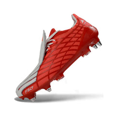 Chuteira Campo Molhado SG Adidas F50 Spider Vermelha e Branca