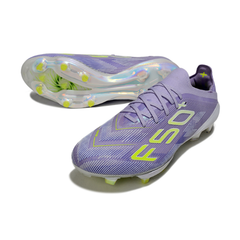 Chuteira Campo FG Adidas F50+ Pack Sparkfusion Radiant Blaze Infantil