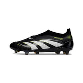 Chuteira Campo FG Adidas Predator 25 Elite Sem Cadarço Pack Preto