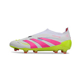 Chuteira Campo FG Adidas Predator 25 Elite Sem Cadarço Pack Celestial Victory
