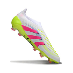 Chuteira Campo FG Adidas Predator 25 Elite Sem Cadarço Pack Celestial Victory