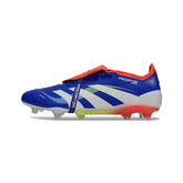 Chuteira Campo FG Adidas Predator 25 Elite Com Língua Azul