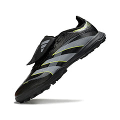 Chuteira Society TF Adidas Predator 25 Elite Com Língua Pack Electric Stealth Turf Infantil