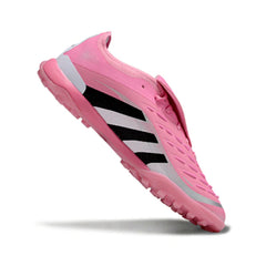Chuteira Society TF Adidas Predator 25 Elite Com Língua Pack Rosa David Beckham