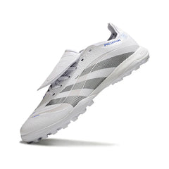 Chuteira Society TF Adidas Predator 25 Elite Com Língua Pack Polar Victory Turf Infantil