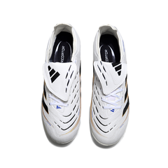 Chuteira Society TF Adidas Predator 25 Com Língua League Branca Infantil