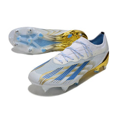 Chuteira Campo Molhado SG Adidas X Crazyfast.1 Pack Messi Las Estrellas Prateada