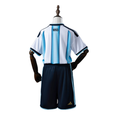 Camisa de Futebol Argentina + Shorts Kit Adidas 2026 Principal - Kit Infantil
