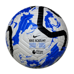 Bola de Futebol Nike Flight Premier League 23 24 Branca e Azul