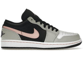 Tênis Casual Jordan 1 Low Black Grey Pink