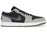 Tênis Casual Jordan 1 Low SE Crater Black Grey