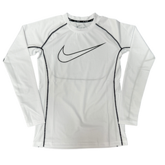 Camiseta de Manga Longa Nike Branca