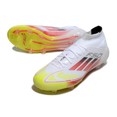 Chuteira Campo FG Adidas F50 Elite Cano Médio Pack Pure Victory