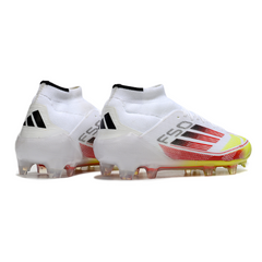 Chuteira Campo FG Adidas F50 Elite Cano Médio Pack Pure Victory