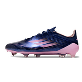 Chuteira Campo FG Adidas F50 Elite Azul e Rosa