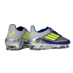 Chuteira Campo FG Adidas F50 Elite Cinza e Azul Messi