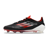 Chuteira Campo FG Adidas F50 Elite Preta, Branca e Vermelha