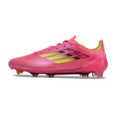 Chuteira Campo FG Adidas F50 Elite Rosa e Verde