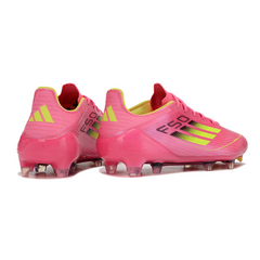 Chuteira Campo FG Adidas F50 Elite Rosa e Verde