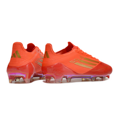 Chuteira Campo FG Adidas F50 Elite Vermelha e Amarela