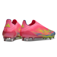 Chuteira Campo Molhado SG Adidas F50 Elite Sem Cadarço Pack Mystic Victory