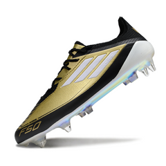 Chuteira Campo Molhado SG Adidas F50 Elite Pack Triumph Gold