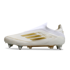 Chuteira Campo Molhado SG Adidas F50 Elite Sem Cadarço Pack Dayspark Amarela