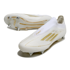 Chuteira Campo Molhado SG Adidas F50 Elite Sem Cadarço Pack Dayspark Amarela