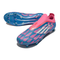 Chuteira Campo Molhado SG Adidas F50 Elite Sem Cadarço Pack Reemergence Preta e Amarela
