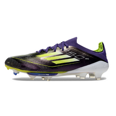 Chuteira Campo FG Adidas F50+ Elite Preta e Amarela